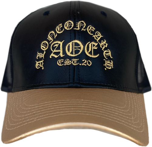 Trucker Hat (Black & Gold)